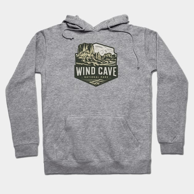 Wind Cave National Park Hoodie by Perspektiva